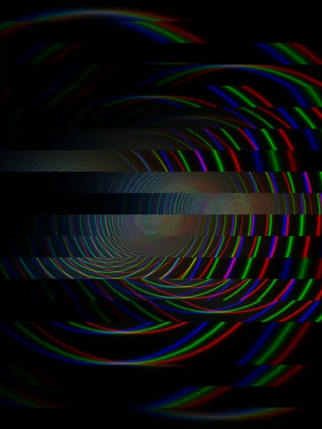 3:4 iPad Portrait | Abstract Neon Tunnel 60fps Screensaver VJ