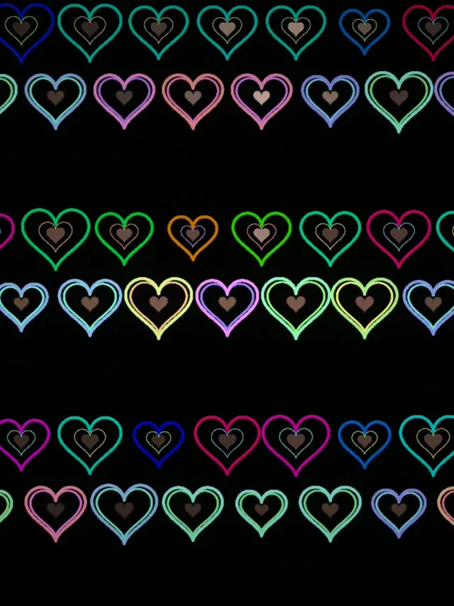 3:4 iPad Portrait | Colorful Neon 60fps Screensaver Motion Background Loop