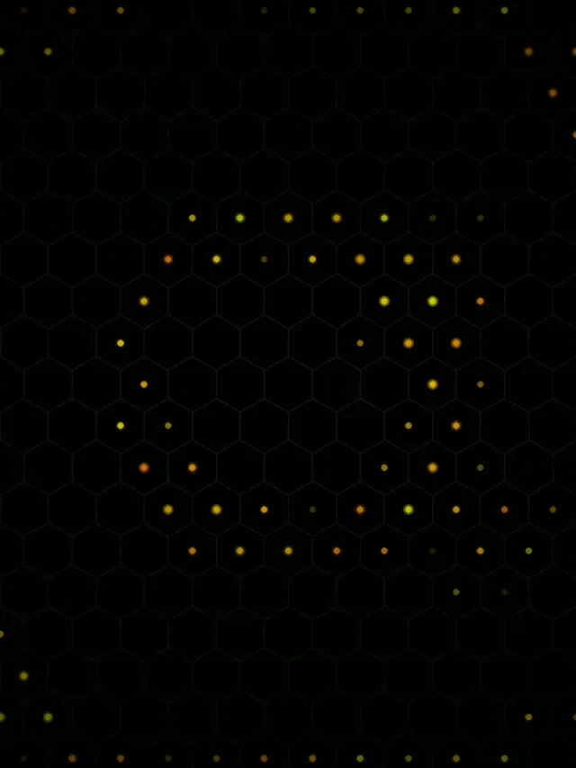 3:4 iPad Portrait Golden Particles 60fps Screensaver Motion Background