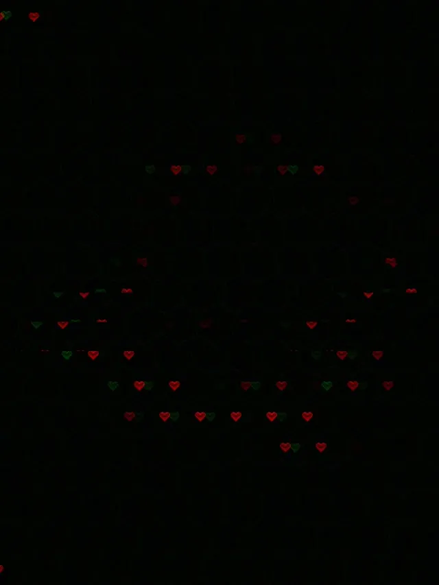 3:4 iPad Portrait | Hearts Fall 60fps Screensaver Live Wallpaper VJ