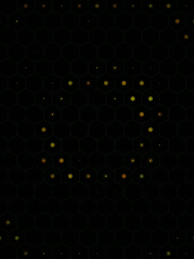 3:4 iPad Portrait | Hexagon Network 60fps Screensaver VJ Live Wallpaper