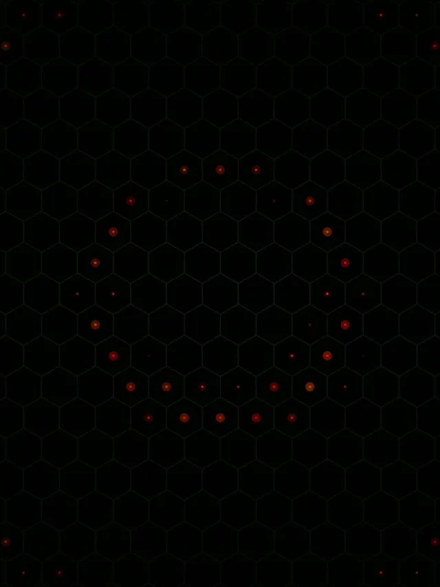 3:4 iPad Portrait | Red Node Network 60fps Motion Screensaver Loop