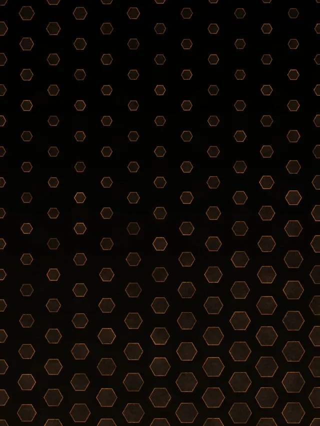 3:4 iPad Portrait | Tan Geometric Honeycomb Morphing 60fps Screensaver VJ Loop