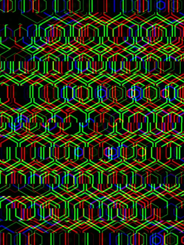 3:4 Portrait | 60fps Neon Hex Matrix Live Wallpaper Screensaver