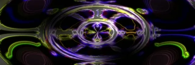 3:1 Panoramic 60fps Screensaver Neon Tunnel Hypnotic Spiral Video Loops