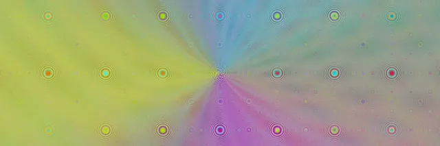 3:1 Triple Wide | 60FPS Flowing Magenta Seafoam Radiant Circles Live Wallpaper Screensaver