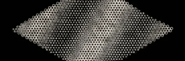 3:1 Triple Wide 60FPS Hexagon Kaleidoscope Screensaver VJ Animation