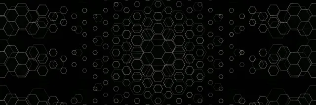 3:1 Triple Wide | 60fps Hexagon Screensaver Live Wallpaper Neon Dark Tunnel