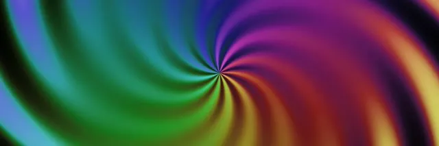 3:1 Triple Wide | 60fps Neon Spiral Screensaver | VJ Animation Motion Background