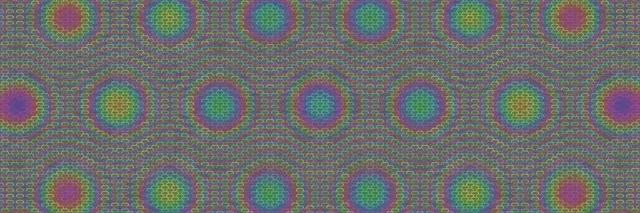 3:1 Triple Wide 60fps Screensaver Neon Tunnel Background for Edits Geometric