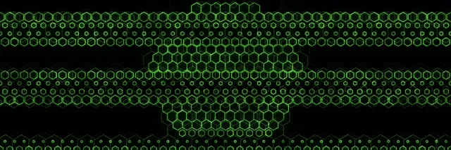 3:1 Triple Wide 60fps Screensaver Neon Tunnel Background for Edits Hexagon
