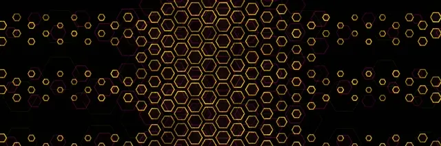 3:1 Triple Wide 60FPS Screensaver Neon Tunnel Live Wallpaper Geometric Gold