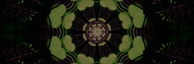 3:1 Triple Wide 60fps Screensaver Neon Tunnel Live Wallpaper Green Geometric Tunnel