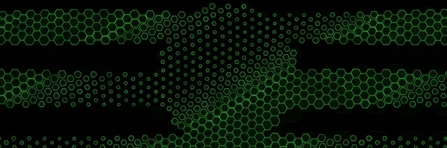 3:1 Triple Wide 60fps Screensaver Neon Tunnel VJ Loop Neon Hexagon Tunnel