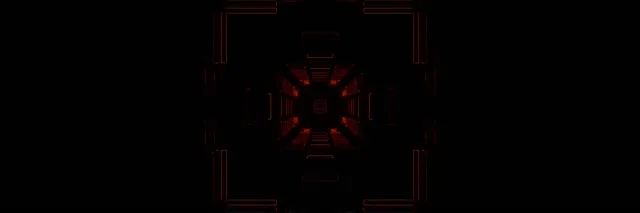 3:1 triple wide neon tunnel 60fps screensaver crimson tunnel vj animation