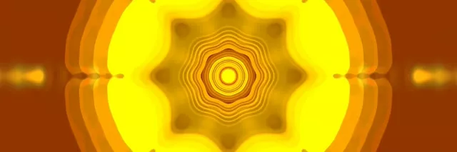 3:1 Тройна широка неонна тунел | 60fps Screensaver | Пулсираща осмоъгълна вихрушка VJLoops