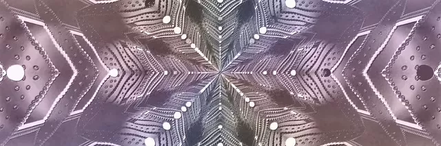 3:1 Triple Wide Neon Tunnel Kaleidoscope VJ Loop 60fps Screensaver