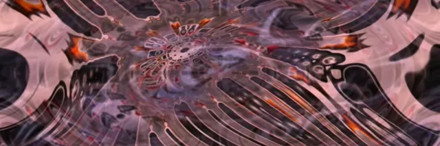 3:1 Triple Wide Neon Tunnel Spiraling Vortex VJ Loop 60fps Screensaver