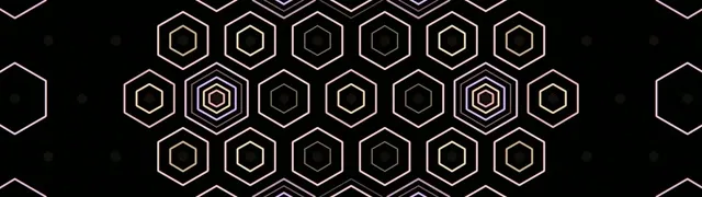 32:9 Super Ultrawide | 60fps Hexagon Geometric VJ Loop Screensaver