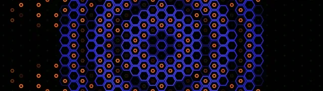 32:9 Super Ultrawide | 60fps Neon Hex Motion VJ Screensaver
