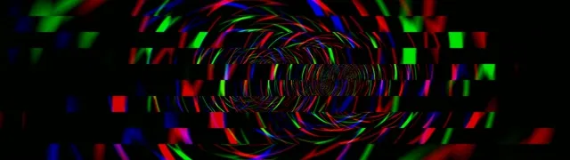 32:9 Super Ultrawide | 60fps Screensaver - Neon VJ Loop | Colorful Night Swirls
