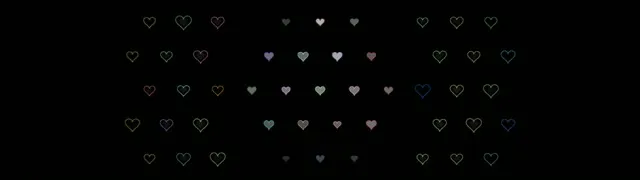32:9 Super Ultrawide | Hearts 60fps Screensaver VJ Loop