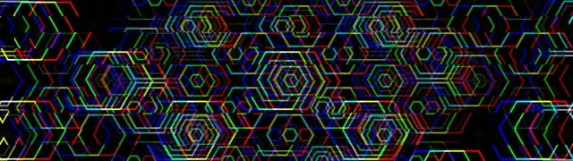 32:9 Super Ultrawide | Hexagon VJ Loop 60fps Broadcast Screensaver