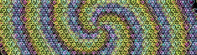 32:9 Super Ultrawide | Neon Heart 60fps Screensaver VJ Loop