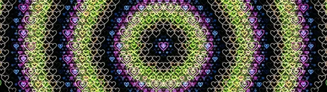 32:9 Super Ultrawide | Neon Hearts 60fps Screensaver VJ