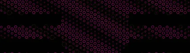 32:9 Super Ultrawide | Neon Hexagon Particle 60fps Screensaver Motion VJ