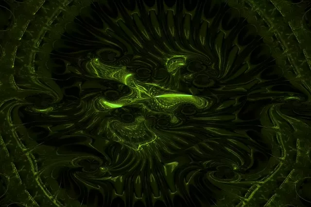 3:2 Classic 60fps Screensaver Neon Tunnel Pulsing Fractal Spiral Animation Loop