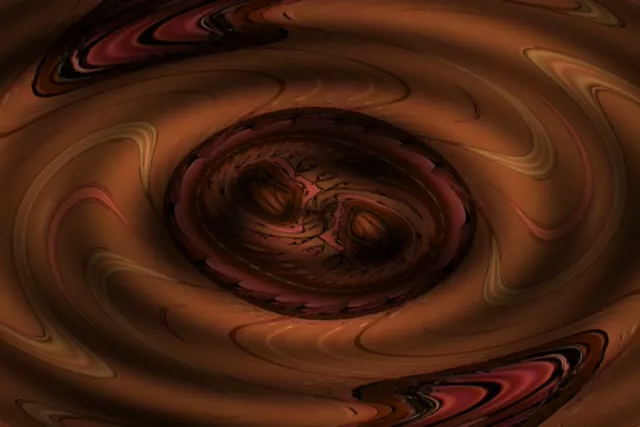 3:2 Classic 60fps Screensaver Neon Tunnel Twisting Golden Spiral Veejay Loop