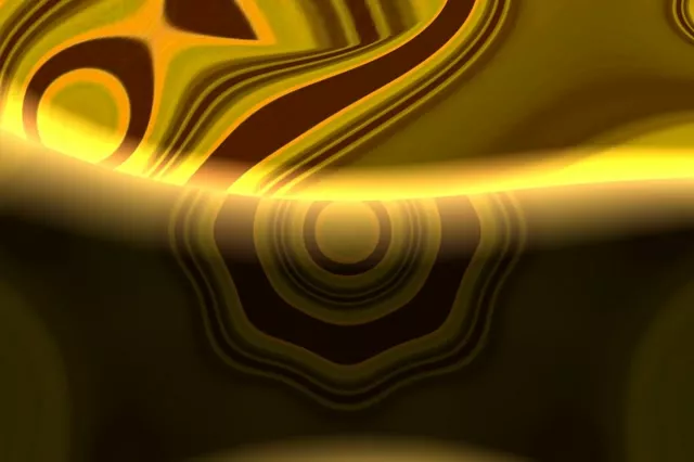 3:2 Photo 60fps Screensaver Neon Tunnel Blazing Gold Vortex Animation Loop