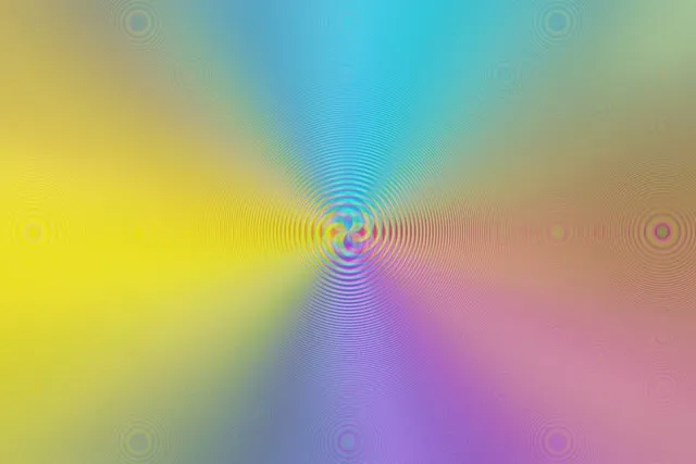 3:2 Photo 60fps Screensaver Neon Tunnel Hypnotic Color Spectrum Rings VJ Clip