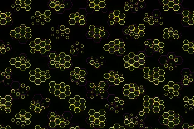 3:2 Surface 60FPS Hexagon Neon Screensaver | Live Wallpaper VJ