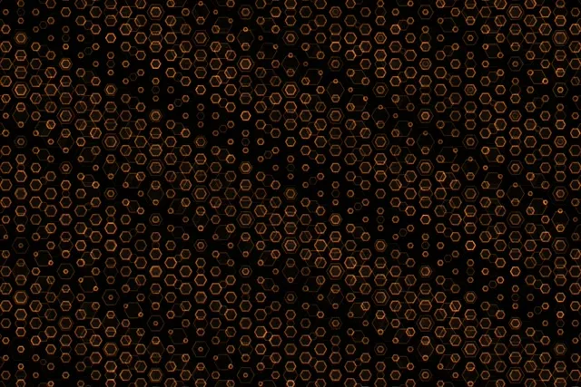 3:2 Surface | 60FPS Hexagon Tunnel Screensaver Motion Loop Orange