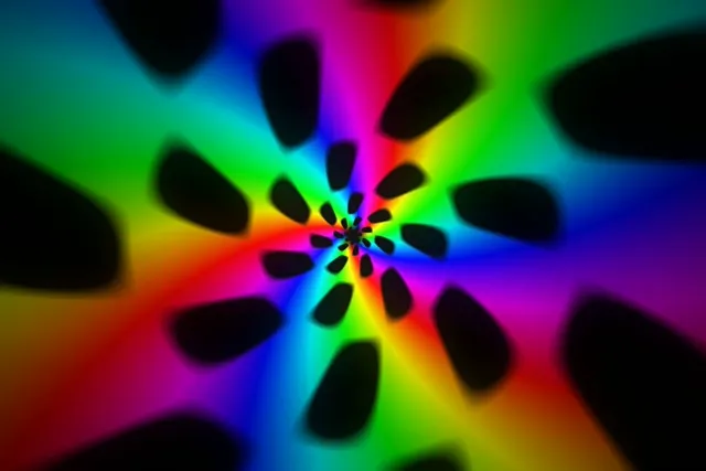 3:2 Surface 60FPS Neon Kaleidoscope Screensaver Motion Background