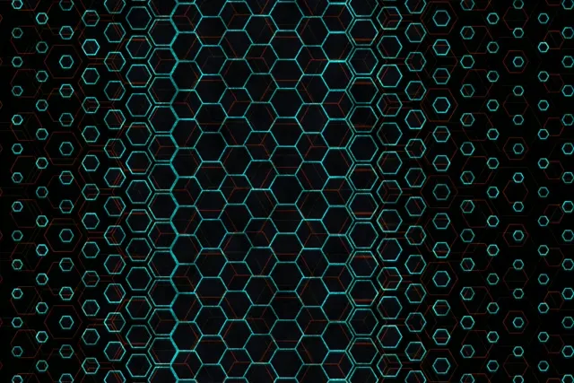 3:2 Surface 60fps Screensaver Neon Tunnel Background Edit Cyan Geometric