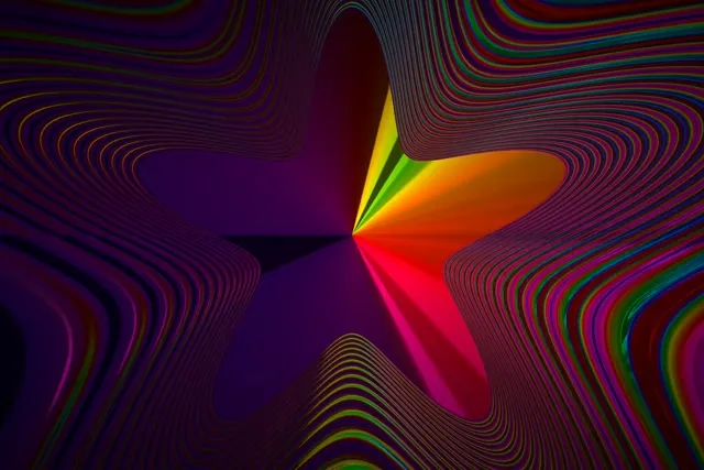 3:2 Surface 60fps Screensaver Neon Tunnel Live Wallpaper Abstract