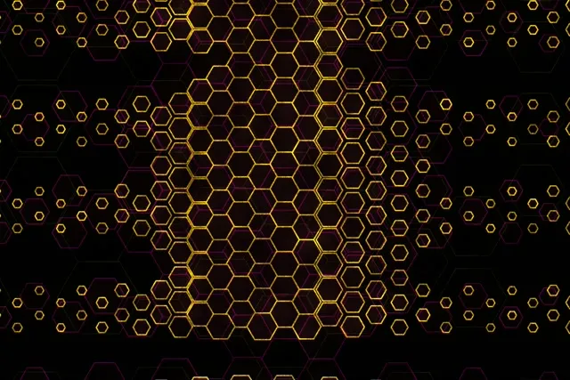 3:2 Surface 60fps Screensaver Neon Tunnel Live Wallpaper Golden Shapes