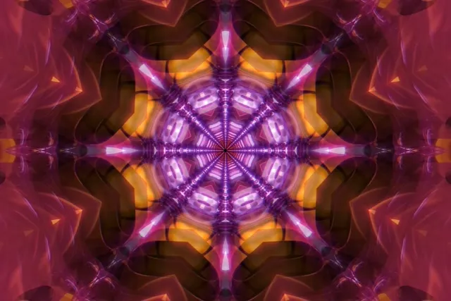 3:2 Surface 60fps screensaver neon tunnel magenta fractal vj loop