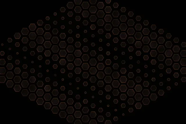 3:2 Surface 60fps Screensaver Neon Tunnel Orange Hexagon Live Wallpaper