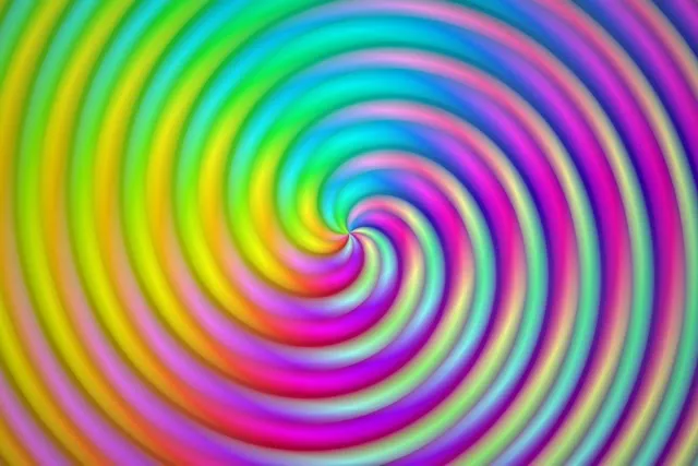 3:2 Surface 60fps Screensaver Neon Tunnel Vibrant Spiral VJ Loop Background