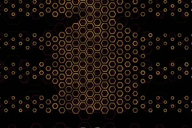 3:2 Surface 60FPS Screensaver Neon Tunnel VJ Loop Gold Geometric Shapes