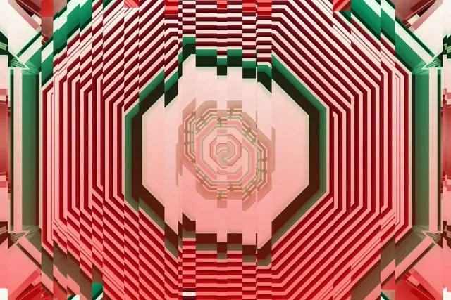 3:2 Surface Neon Tunnel Spiraling Pink Vortex 60fps VJ Loop Screensaver