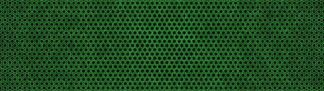 32:9 Super Ultrawide 60FPS Green Hexagon Screensaver Motion Background