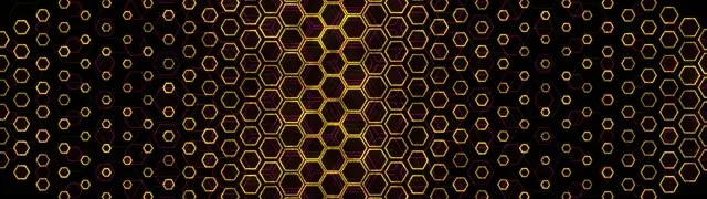 32:9 Super Ultrawide 60FPS Hexagon Spiral Screensaver | VJ Loop Neon