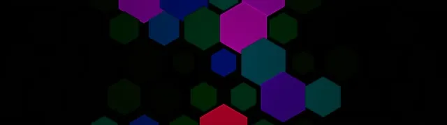 32:9 Super Ultrawide | 60fps Neon Hex Screensaver | VJ Loop Neon