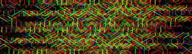 32:9 Super Ultrawide 60fps Neon Hexagon Kaleidoscope VJ Loop Screensaver | Trippy
