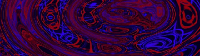 32:9 Super Ultrawide 60fps Neon Tunnel Screensaver - Flowing Purple Blue Liquid VJ Animation